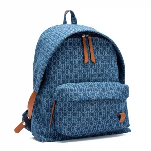 CHCH Backpack 2025 New Denim Denim 20in Large Capacity Lightweight Foldable Storage Backpack Travel Bag Computer Bag Built in Wa