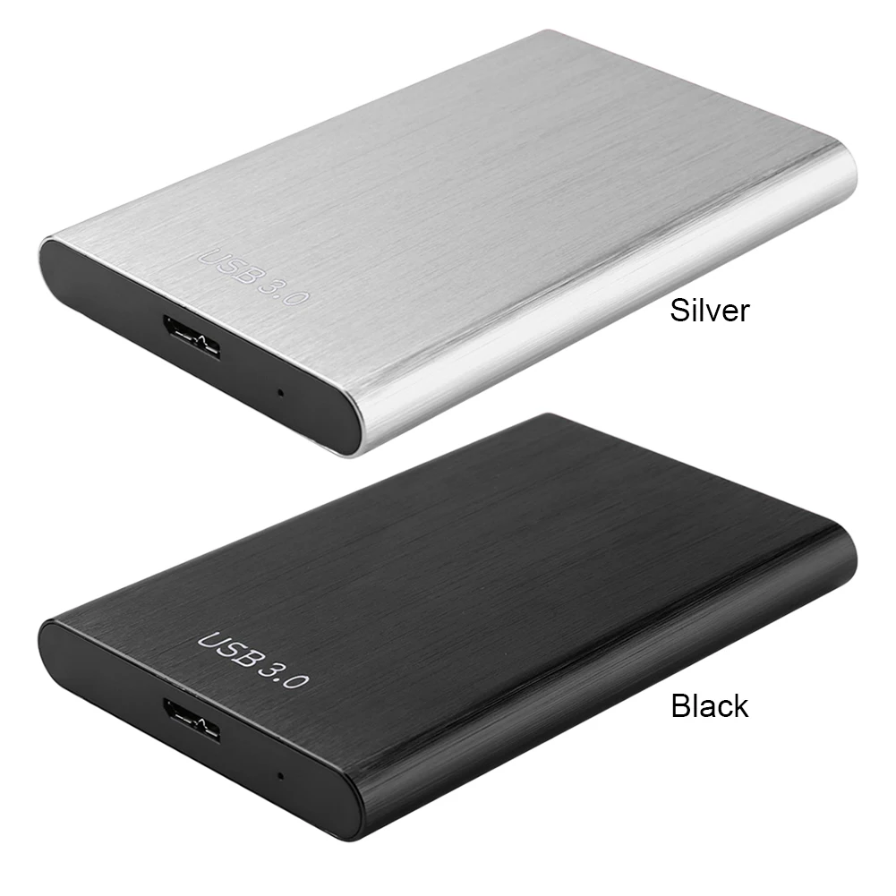 2.5 Inch Portable Hard Drive USB 3.0 External Hard Drive 1TB Metal Plug and Play for Macbook Tablet Computer